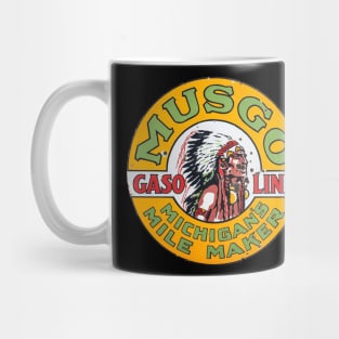 Retro Musgo Gasoline Sign Mug